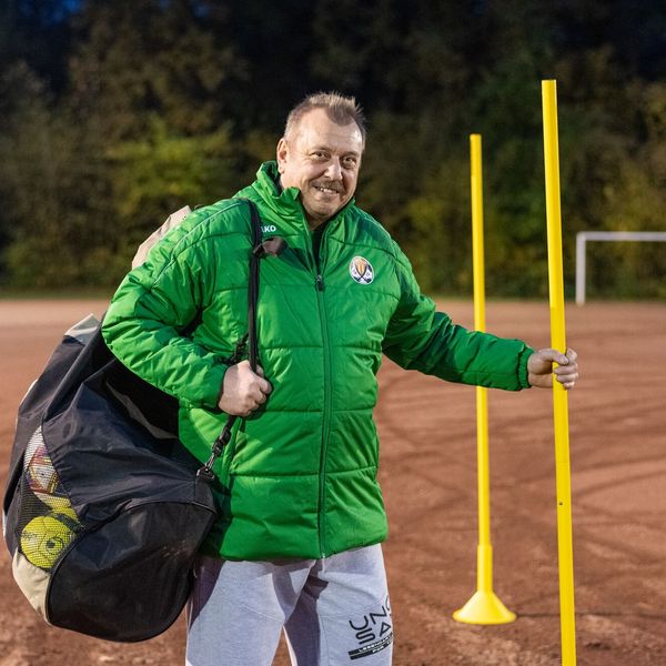 Übungsleiter beim Training